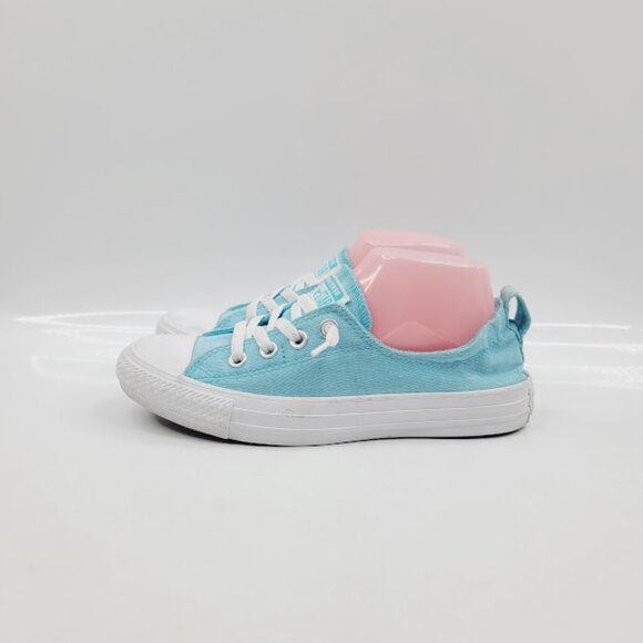 Converse Women's Light Blue Shoreline Slip-On Casual Athletic Sneaker Size 7.5 - Picture 2 of 7